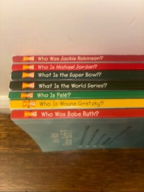 Penguin Young Readers Who Was What Was Sport Collection Colorful Spine 7 Books